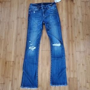 NWT Abercrombie Harper skinny boot size 25 short